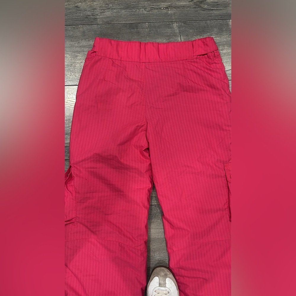 Billabong Kids' Bright Pink Cargo Pants for the snow - Picture 3 of 15